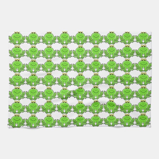 Toallas de cocina de la rana (Horizontal)