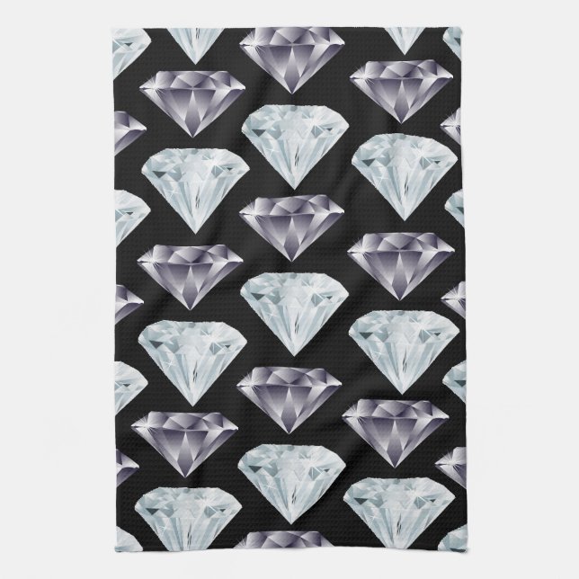 Toallas de cocina de lujo de diamantes (Vertical)