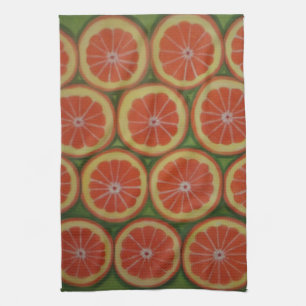 Toallas de cocina de naranja Slices