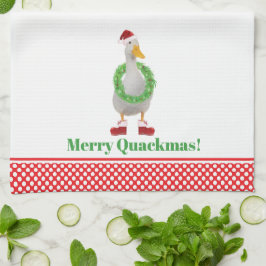 Toallas de cocina de pato de merry Quackmas
