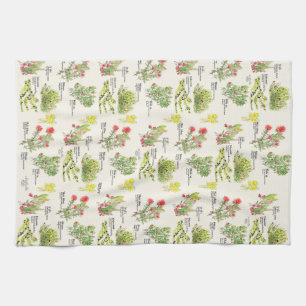 Toallas de cocina de plantas nativas de Hawaii Vol