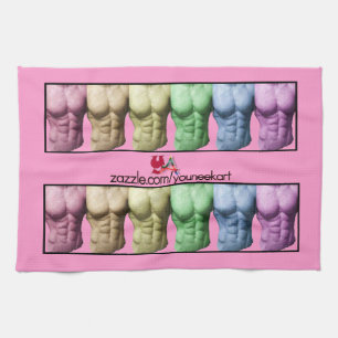 Toallas de cocina de Rainbow Abs American MoJo