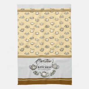 Toallas de cocina de té personalizadas