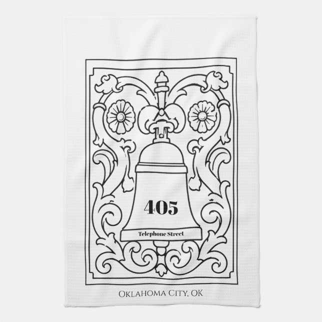 Toallas de cocina de Telephone St. 405 (Vertical)