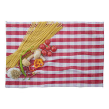 Toallas de cocina de tomate para hongos de Pasta
