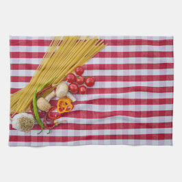 Toallas de cocina de tomate para hongos de Pasta