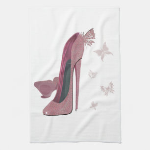 Toallas de cocina del arte del zapato del estilete