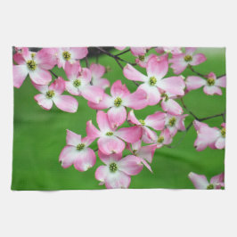 Toallas de cocina en cascada de madera de color ro