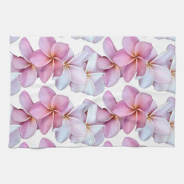 Toallas de cocina en Plumeria Blooms