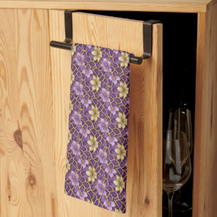 Toallas de cocina florales japonesas elegantes con
