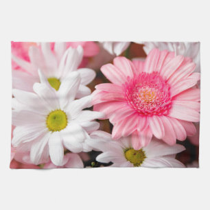 Toallas de cocina - flores del Gerbera de la
