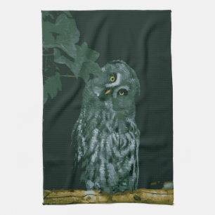 Toallas de cocina Great Grey Owl American MoJo