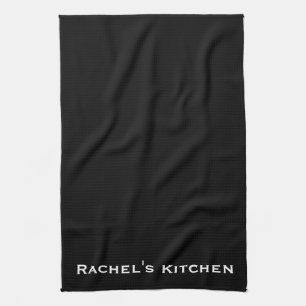 Toallas de cocina negras Toalla de cocina simple