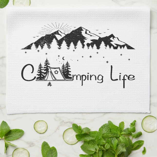 Toallas de cocina para camping (Doblado)