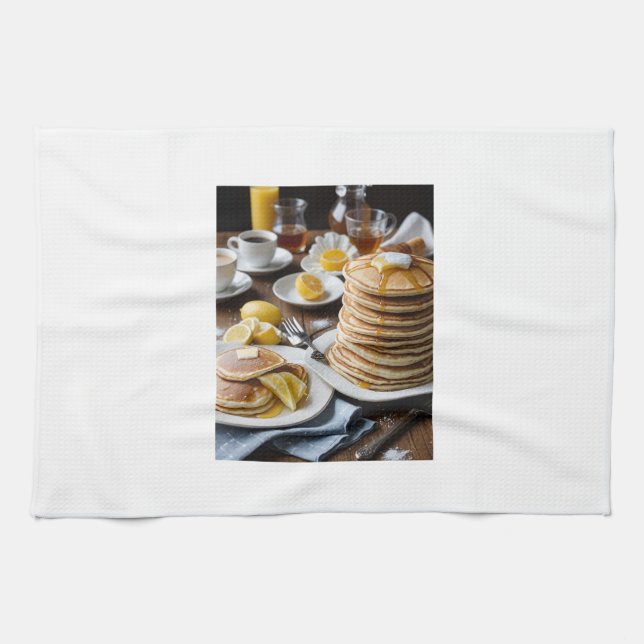 Toallas de cocina para el martes con panqueque (Horizontal)