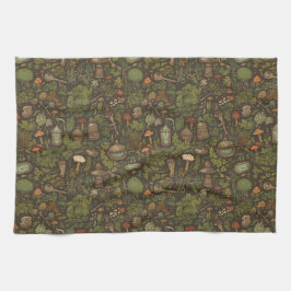 Toallas de cocina para hongos Cottagecore