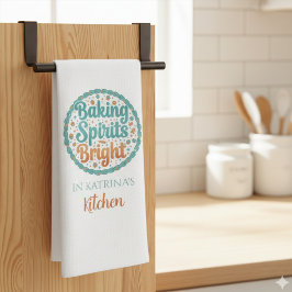 Toallas de cocina personalizadas de Navidad