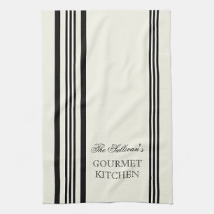 Toallas de cocina personalizadas raya francesa del