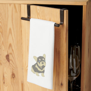 Toallas de cocina Personalizado de Bulldog francés