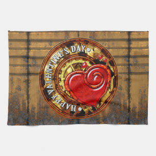 Toallas de cocina Steampunk Valentine 1A
