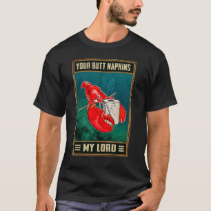 Toallas de culo para mi señor Retro Camiseta de b