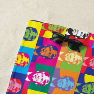 TOALLAS DE DONALD TRUMP POP ART BEACH