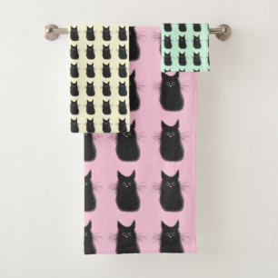 Toallas de gato de vaca feliz