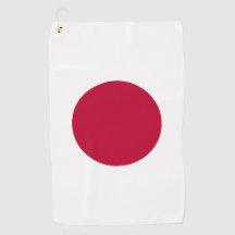 Toallas de golf con bandera de Japón Hinomaru Risi