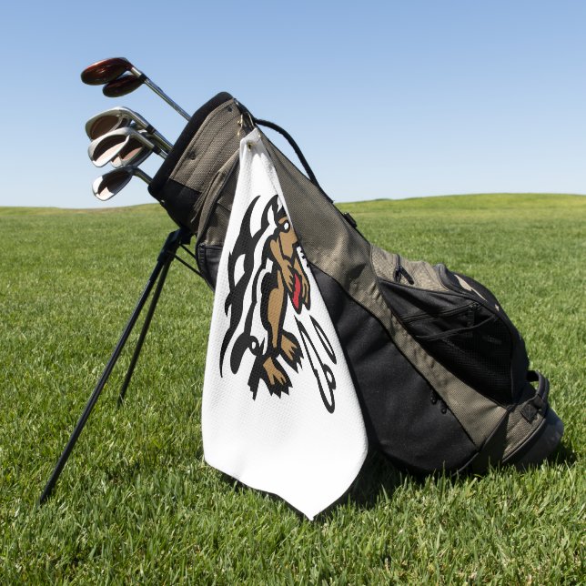 Toallas de golf de nutria marina (Verde)