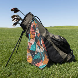 Toallas de golf de patrón decorativo