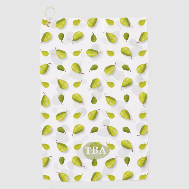 Toallas de golf Pear (Anverso)