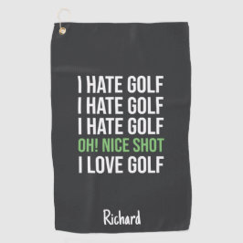 Toallas de Golf Personalizadas Regalos Divertidos