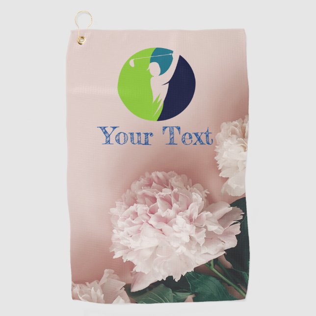 Toallas de golf simples con logotipo (Anverso)