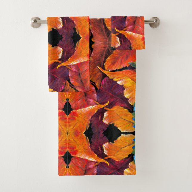 Toallas de hojas de otoño (In situ)