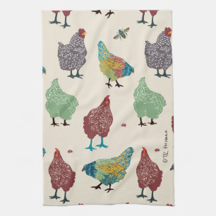 Toallas de lujo de las gallinas