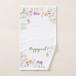 Toallas de mano de canto