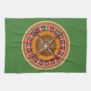Toallas de mano de encargo de la rueda de ruleta
