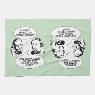 Toallas de mano feministas retras del humor