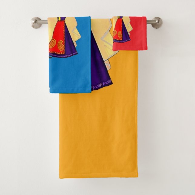 Toallas de parejas bailando (In situ)