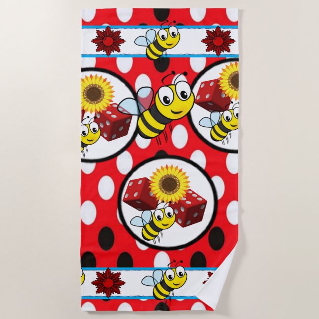 Toallas de playa Abejas (Anverso)