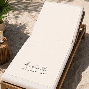 Toallas de playa con monograma   Regalo de toalla 