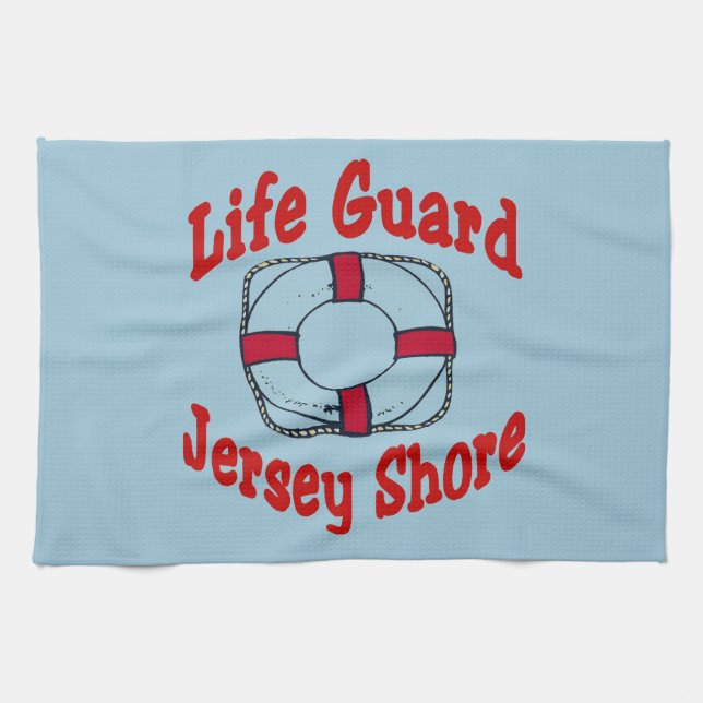 Toallas de playa de Jersey Shore (Horizontal)