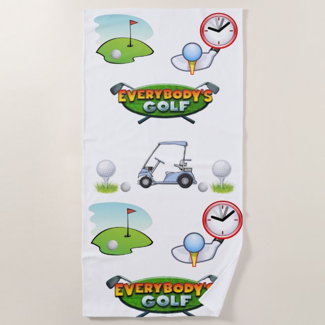 Toallas de playa Golf (Anverso)
