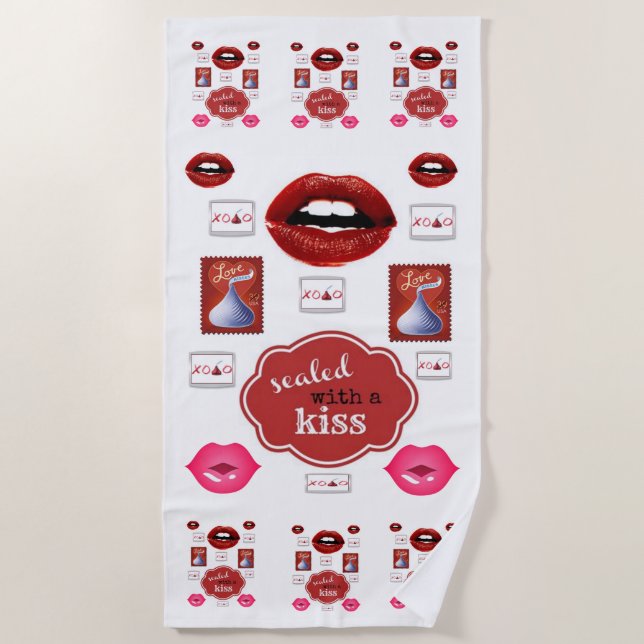 Toallas de playa San Valentín (Anverso)