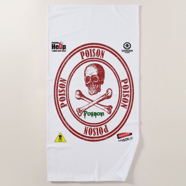 Toallas de playa Veneno (Anverso)