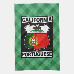 Toallas de té americanas portuguesas de California
