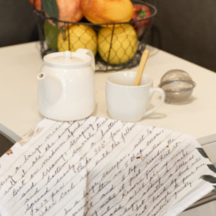Toallas de té con recetas heredadas