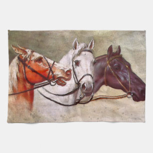 Toallas de té con temática de caballo