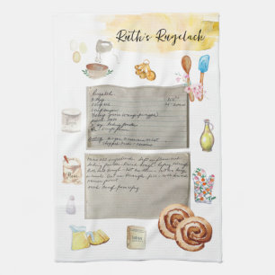 Toallas de té de Heirloom de receta