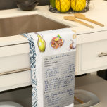 Toallas de té de Heirloom de receta<br><div class="desc">Para un regalo único, hornear un lote de dulces directamente de una de las recetas más preciadas de la abuela, y obsequiar junto con una toalla de té de flores impresa con la misma receta. Convierte las recetas escritas a mano de tu madre o abuela o tías en toallas de...</div>